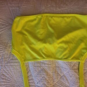 SHEIN Neon Yellow Crop Top